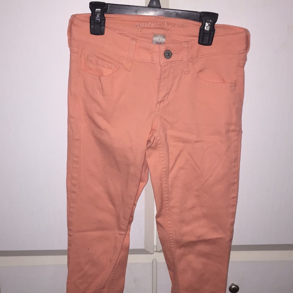 Peach jeans